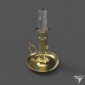 Candlestick with a handle brass Alberti Livio & C (art. AL-82-342)